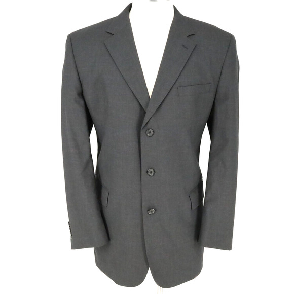 Jos. A. Bank Other - Jos A Bank Sport Coat Mens 46L Wool Dark Gray  Jacket Blazer 3 Button